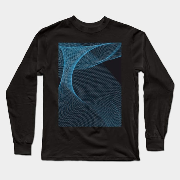 Swirrl Pattern Long Sleeve T-Shirt by tgbdesign